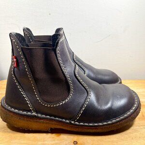 Duckfeet Roskilde Womens Shoes Brown Leather Chelsea Boots Size 6 {36)